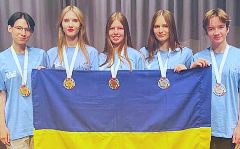 Sponsoring the Ukrainian Olympiad Teams, Supporting the Continued Education of STEM Talent