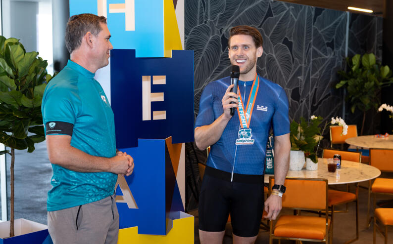 Community Impact: Christian Dungl Is Helping to Advance Cancer Research Through the Dolphins Cancer Challenge