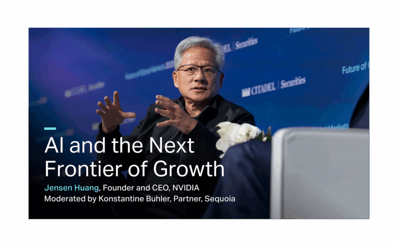 Nvidia’s Jensen Huang on AI & the Next Frontier of Growth