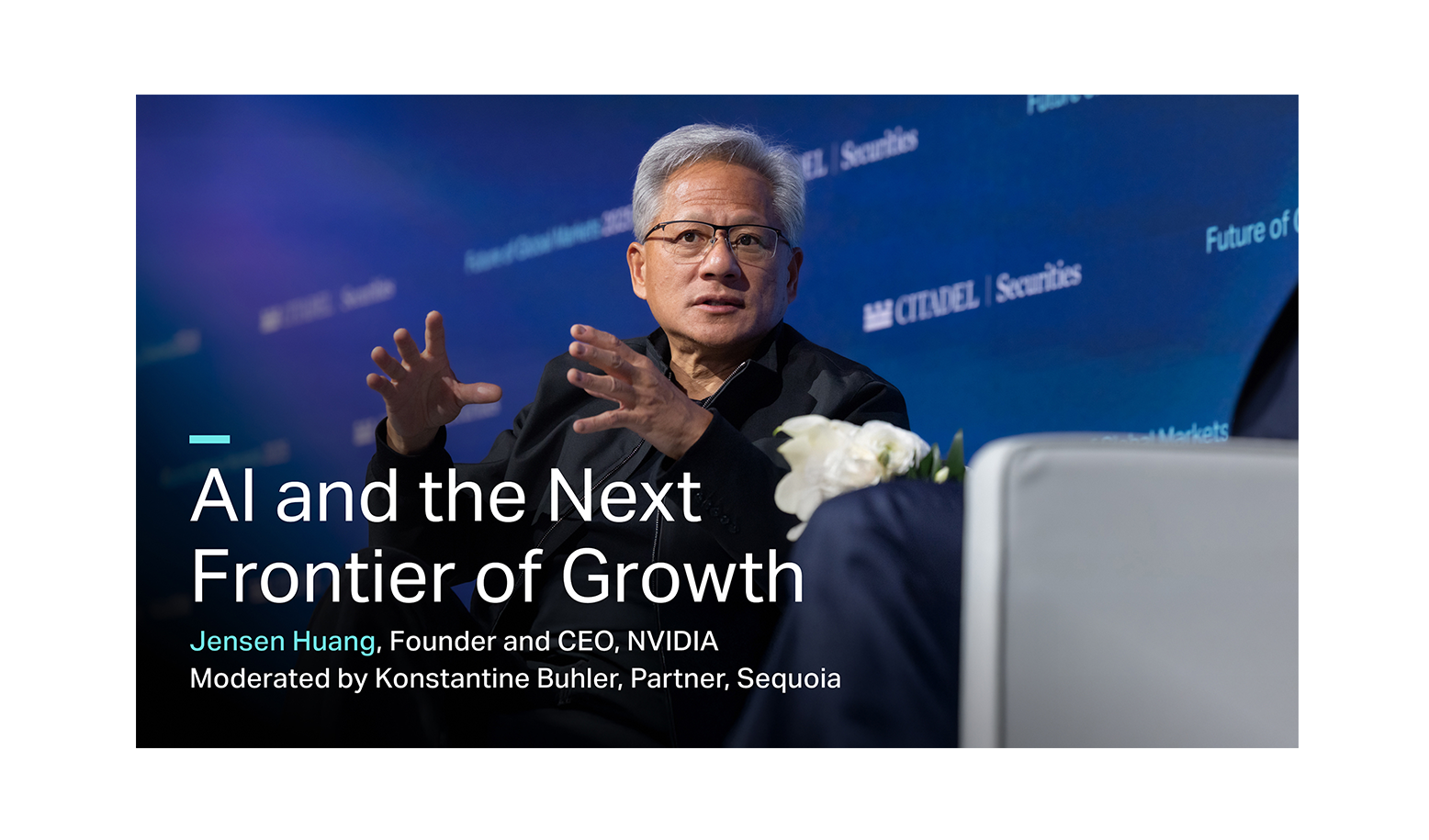 Nvidia’s Jensen Huang on AI & the Next Frontier of Growth