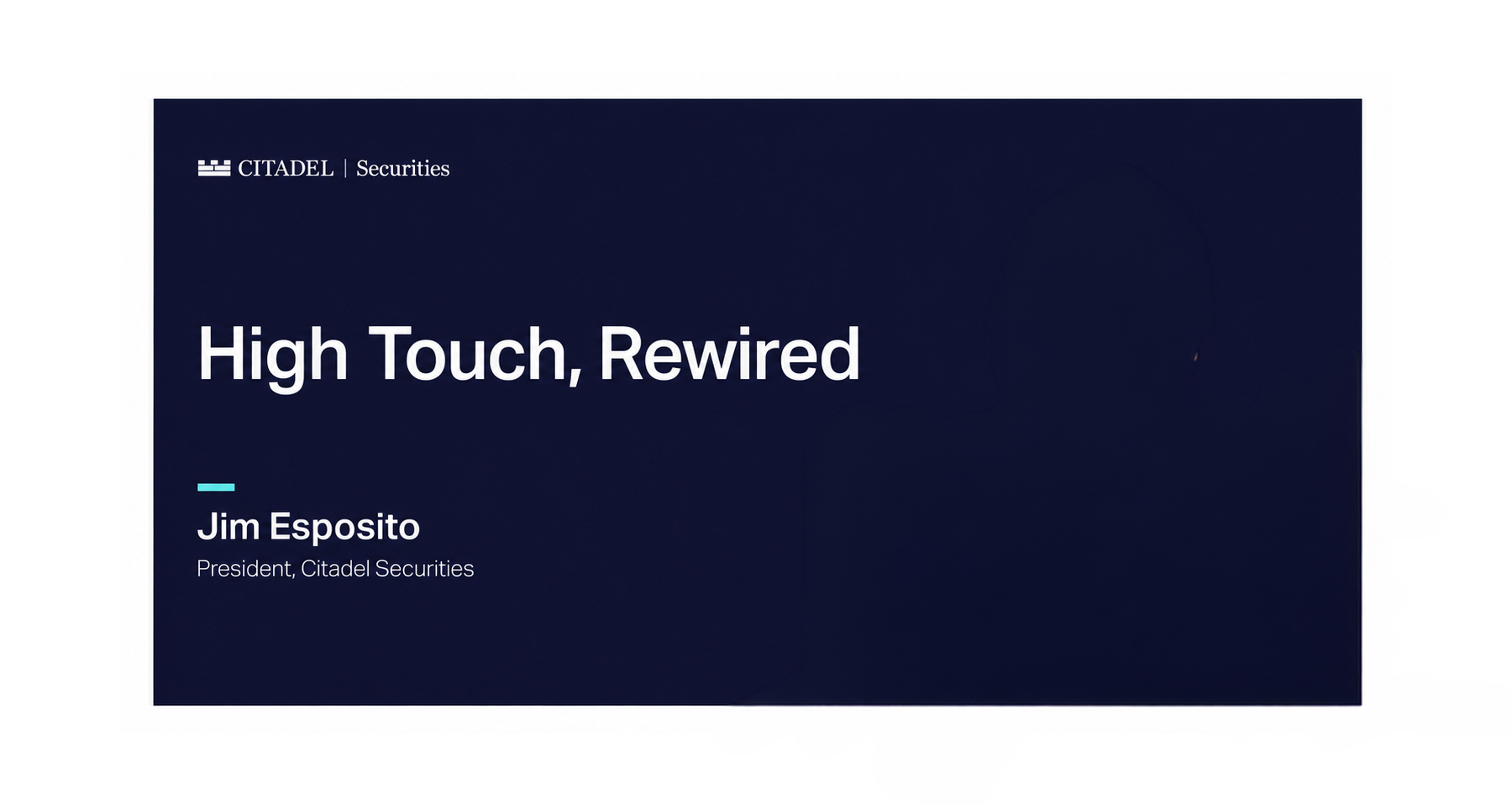 High Touch, Rewired