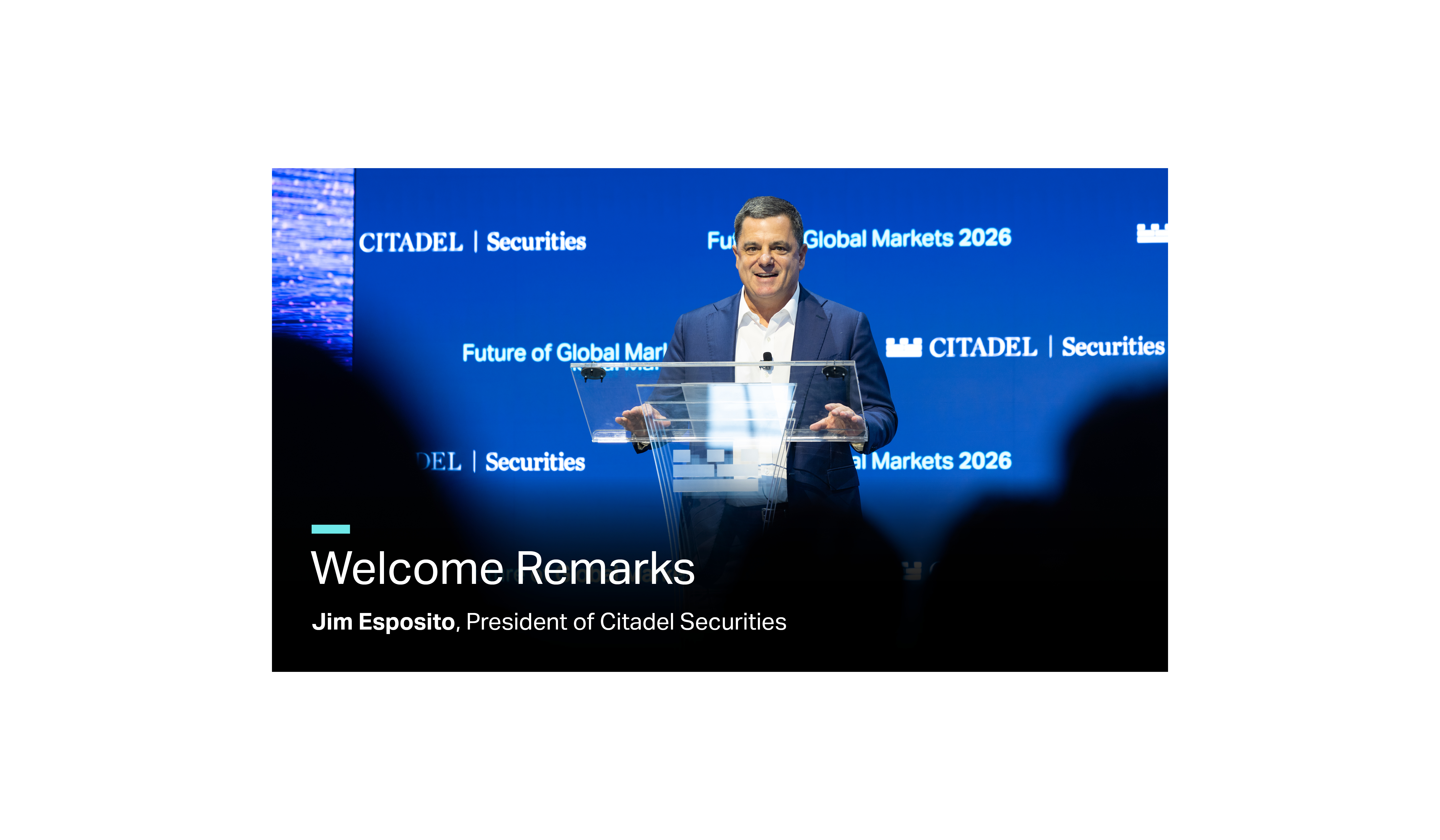 President Jim Esposito Kicks Off Future of Global Markets 2026